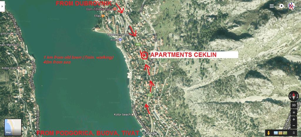 Apartments Ceklin Kotor Exteriér fotografie